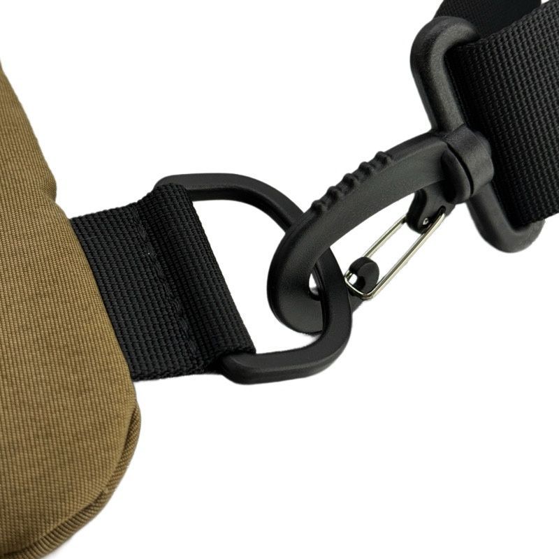Тактична чоловіча сумка через плече RoKit Coyote Black M із MOLLE та панеллю велкро 9377273-НК фото