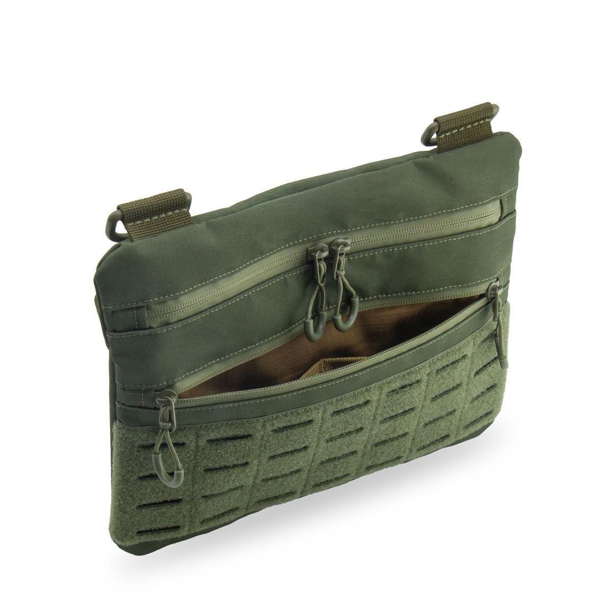 Тактична чоловіча сумка через плече RoKit Olive M із MOLLE та панеллю велкро 9377271-НК фото
