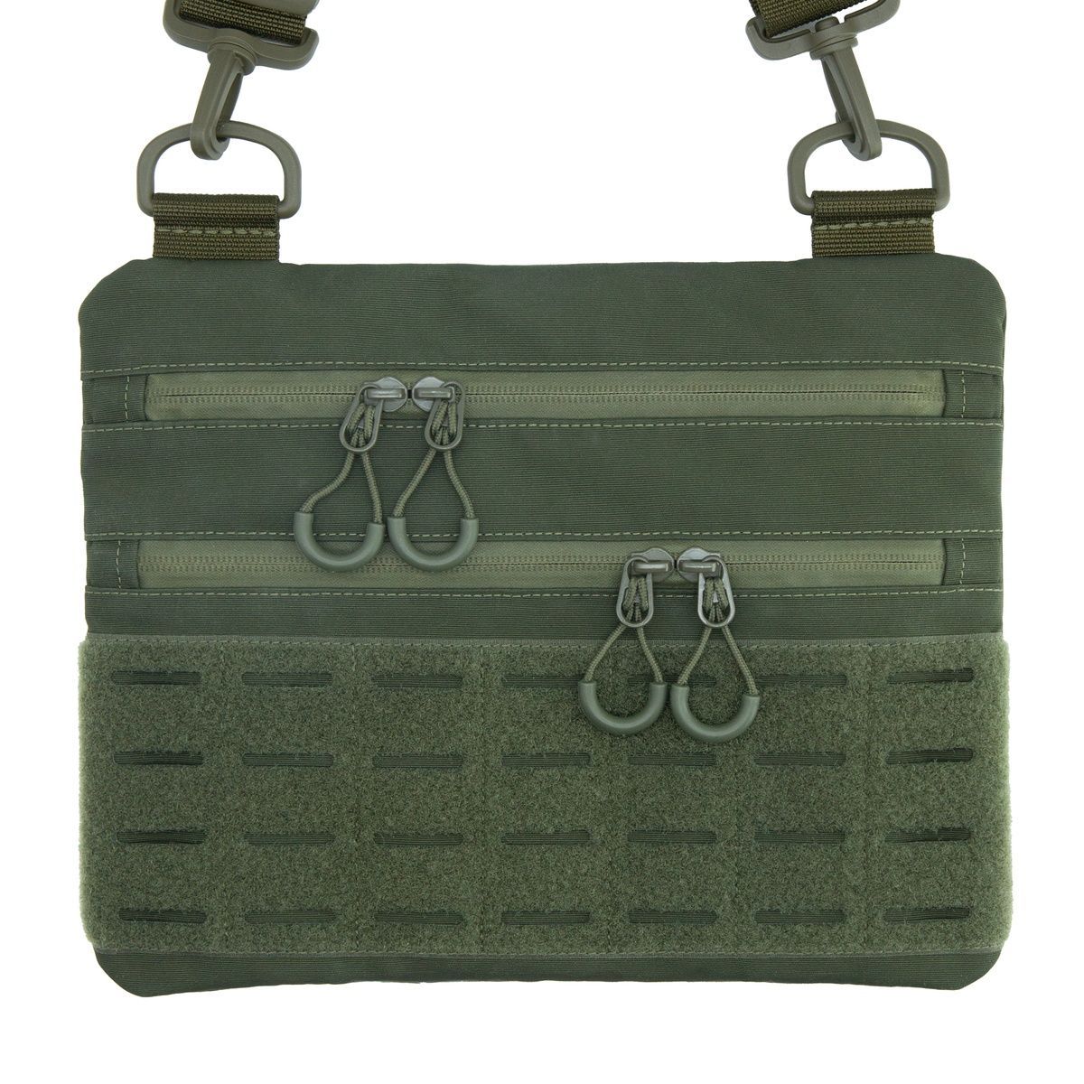Тактична чоловіча сумка через плече RoKit Olive M із MOLLE та панеллю велкро 9377271-НК фото
