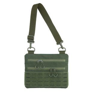 Тактична чоловіча сумка через плече RoKit Olive M із MOLLE та панеллю велкро 9377271-НК фото