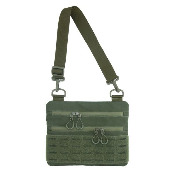 Тактична чоловіча сумка через плече RoKit Olive M із MOLLE та панеллю велкро 9377271-НК фото 1