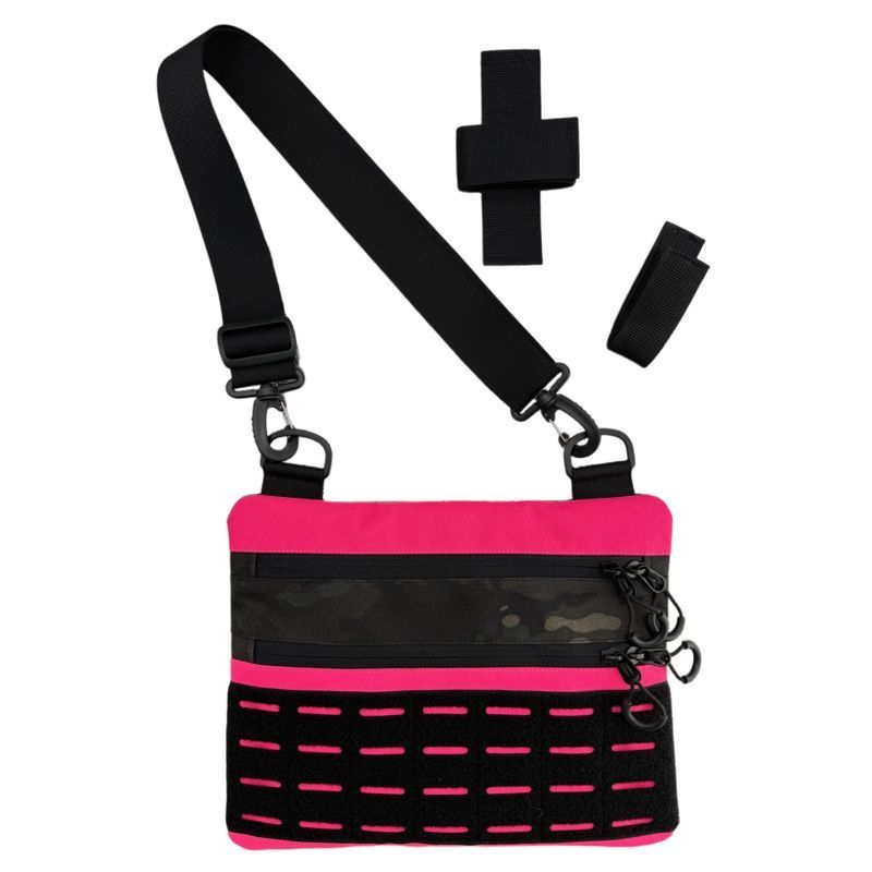 Тактична чоловіча сумка через плече RoKit Pink Multicam M із MOLLE та панеллю велкро 9377223-2-НК фото