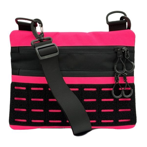 Тактична чоловіча сумка через плече RoKit Black Pink M із MOLLE та панеллю велкро 9377210-3-НК фото 3