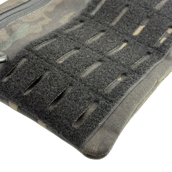 Тактична сумка через плече з патч панеллю для шевронів Cordura Multicam Black HardKit RoKit S 9377223-М-НК фото 3