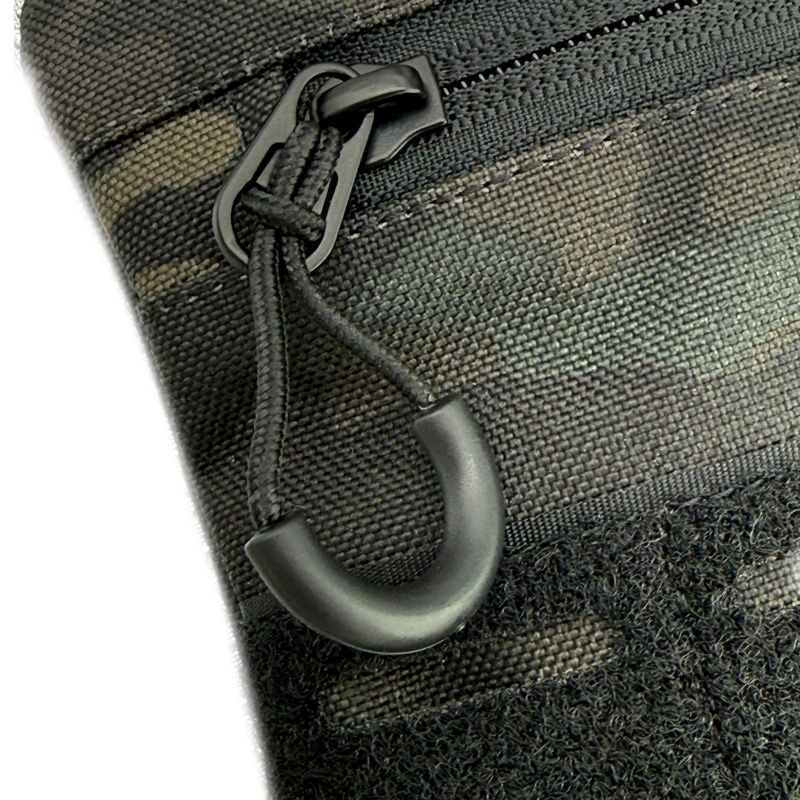 Тактична сумка через плече з патч панеллю для шевронів Cordura Multicam Black HardKit RoKit S 9377223-М-НК фото