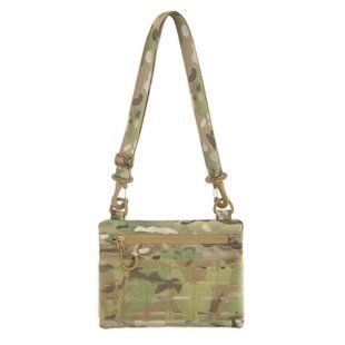 Тактична сумка через плече з патч панеллю для шевронів Cordura Multicam HardKit RoKit S 9377222-М-НК фото